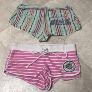 Vs pink sleep shorts